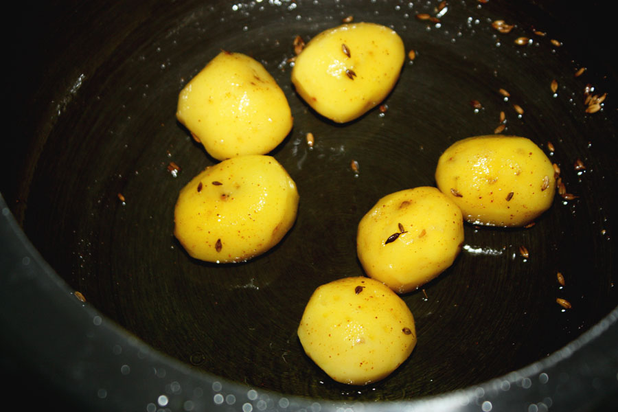 Frying the Potatoes
